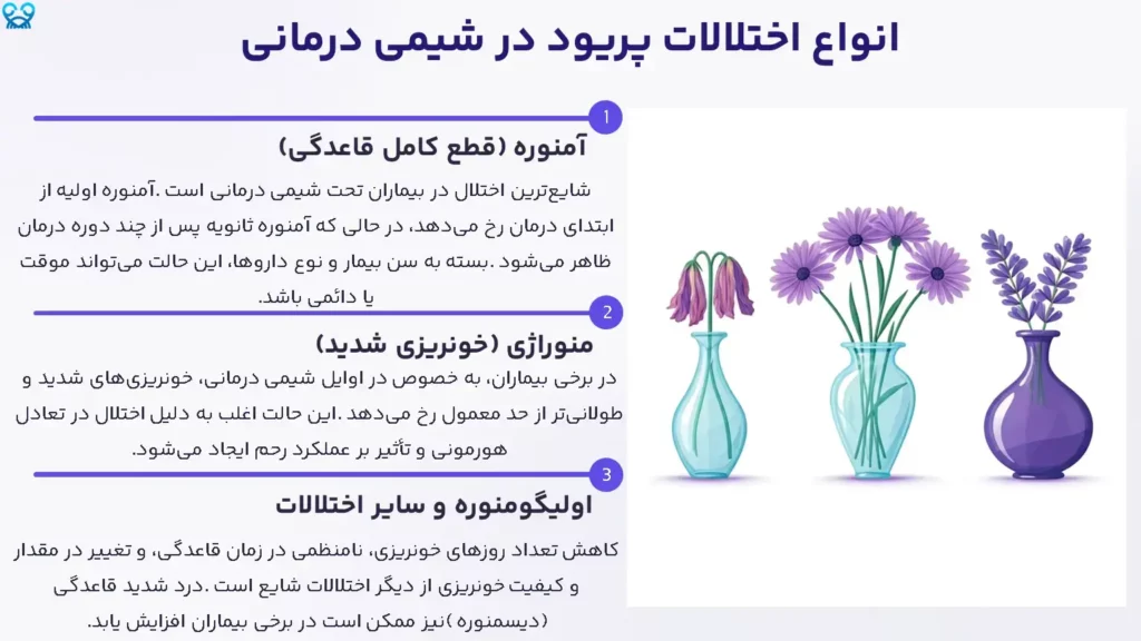 اختلال پریود در زمان شیمی‌درمانی
